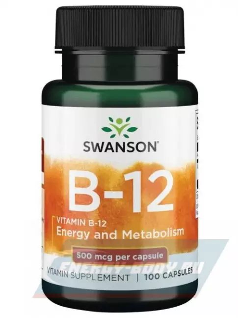  Swanson Vitamin B12 500 mcg 100 капсул