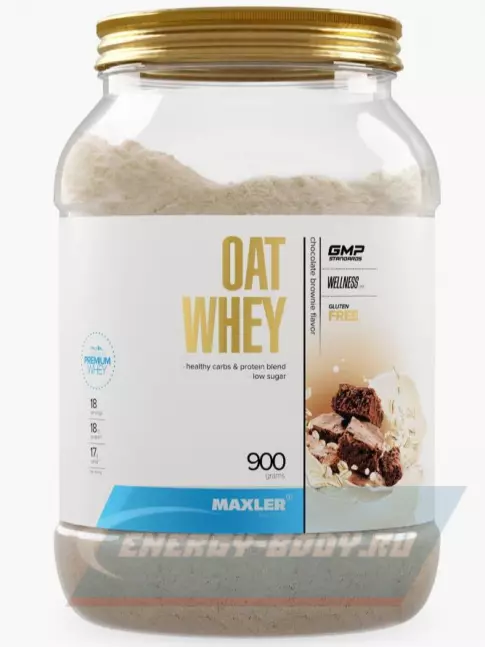  MAXLER Oat Whey 900 г, Шоколадный брауни