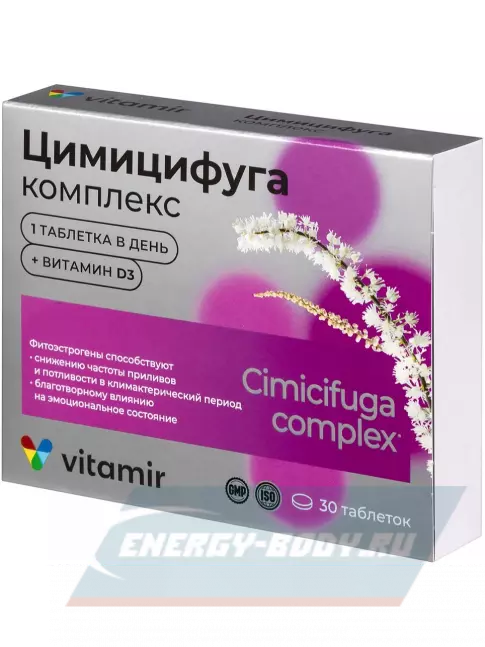  ВИТАМИР Цимицифуга 30 таблеток