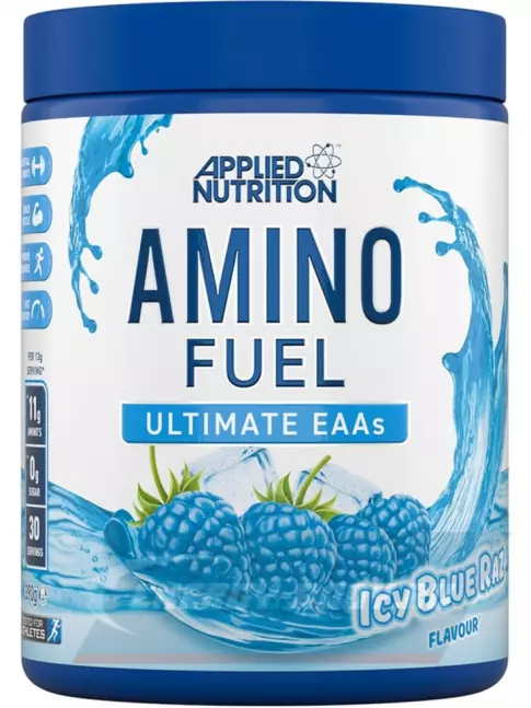 Аминокислотны APPLIED NUTRITION Amino Fuel EAA 390 г, Ледяная голубая малина