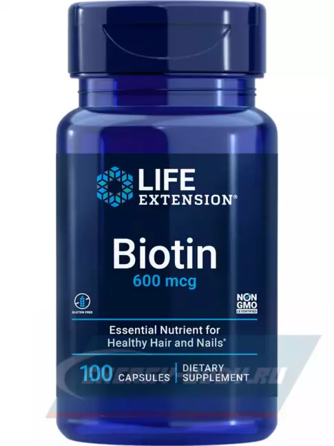  Life Extension Biotin 600 mcg 100 капсул