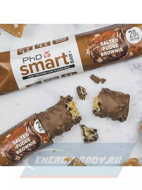 Батончик протеиновый PhD Nutrition Smart Bar 64 г, Солёный Брауни