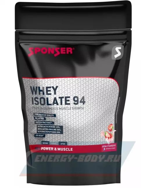  SPONSER WHEY ISOLATE 94 CFM 1500 г, Клубника