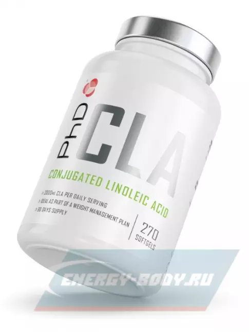 Omega 3 PhD Nutrition PhD CLA 270 капсул