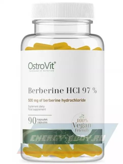  OstroVit Berberine HCl 97% 90 веган капсул