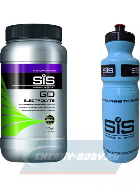  SCIENCE IN SPORT (SiS) GO Electrolyte + Бутылочка синяя Черная смородина №2