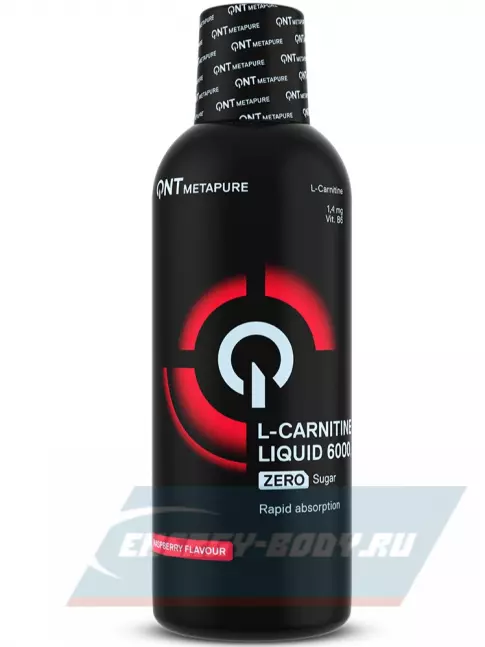 L-Карнитин QNT L-Carnitine Liquid 5000 Pure 500 мл, Малина