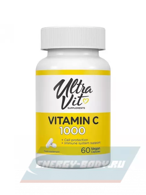  UltraVit Vitamin C 1000mg 60 капсул