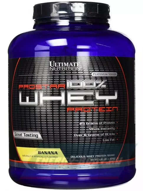  Ultimate Nutrition Prostar Whey 2390 г, Банан