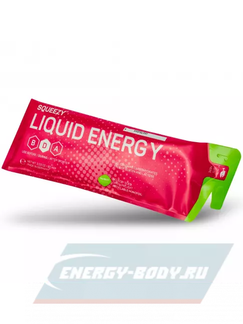 Энергетический гель SQUEEZY DRINK GEL no caffeine 60 мл, Арбуз