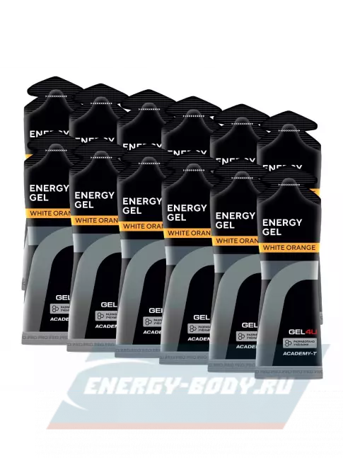 Энергетический гель GEL4U Energy GEL 12 x 60 г, Апельсин