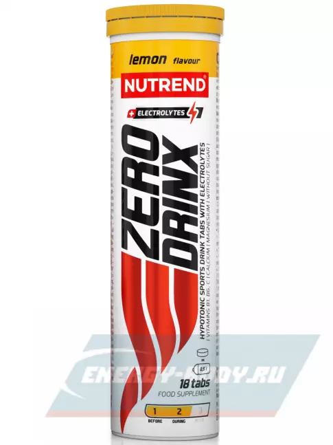  NUTREND ZERODRINX TABS 6 x 18 таблеток, Лимон