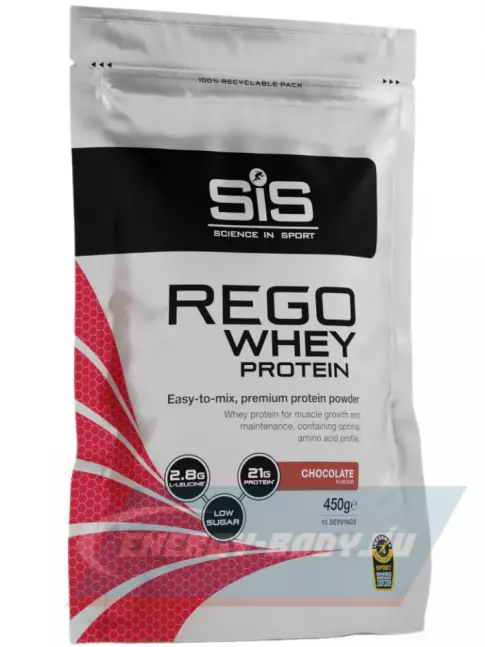  SCIENCE IN SPORT (SiS) REGO Whey Protein 450 г, Шоколад
