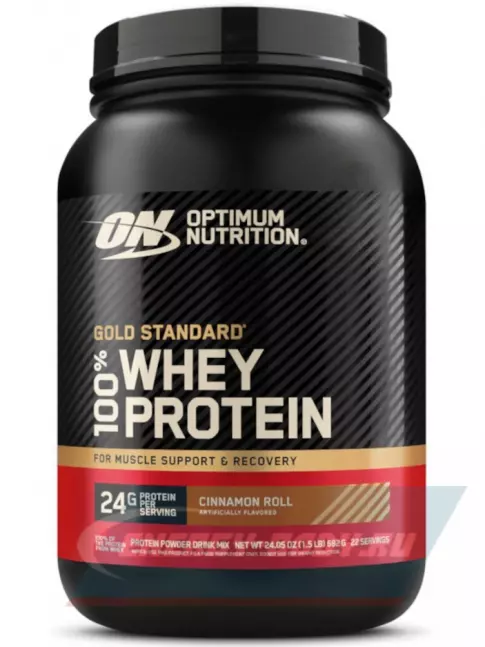  Optimum Nutrition 100% Whey Protein Gold Standard 682 г, Булочка с корицей