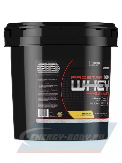  Ultimate Nutrition Prostar Whey 4540 г, Банан