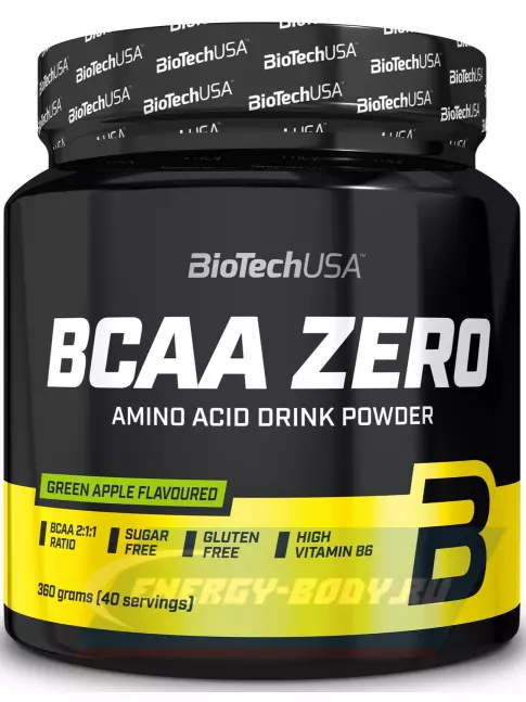 ВСАА BiotechUSA BCAA Zero 2:1:1 360 г, Яблоко ВСАА BiotechUSA BCAA Zero 2:1:1 360 г, Яблоко