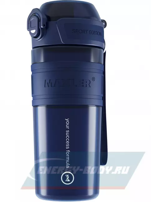  MAXLER Shaker Bottle Sport Edition 750 мл, Темно-синий