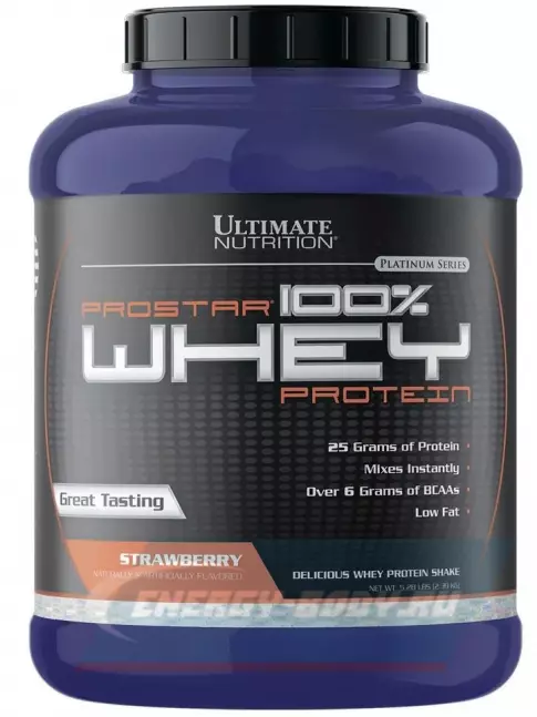  Ultimate Nutrition Prostar Whey 2390 г, Клубника