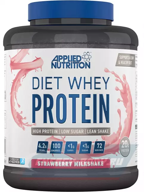  APPLIED NUTRITION Diet Whey 1800 г, Клубничный молочный коктейль