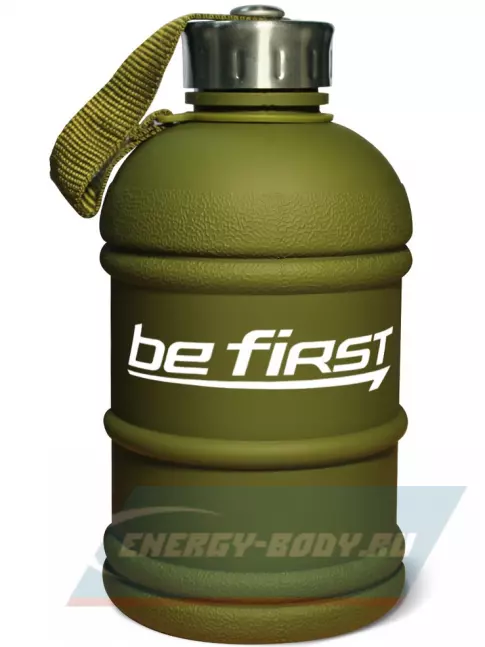  Be First Бутылка для воды Be First 1300 мл (матовая TS1300-FOROST) 1300 мл, Хаки