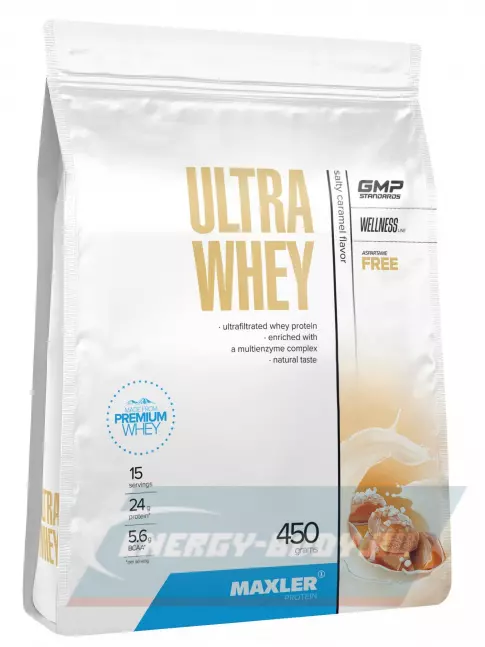  MAXLER Ultra Whey 450 г, Соленая карамель