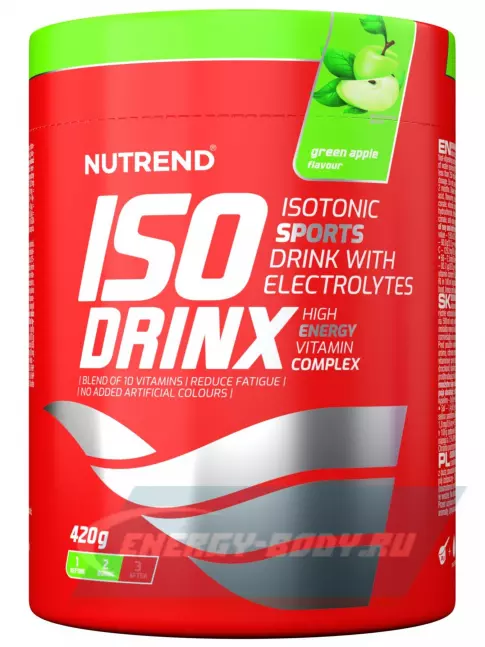  NUTREND Isodrinx 420 г, Свежее яблоко