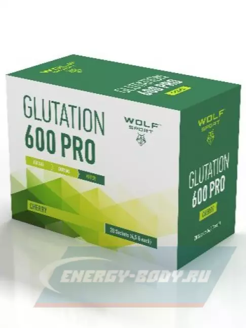 Глютамин WolfSport Glutation 600 PRO 20 x 4,5 г, Вишня