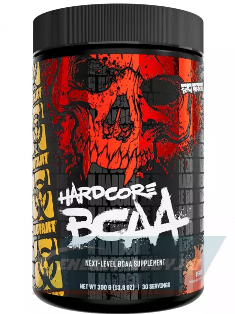 ВСАА Mutant HARDCORE BCAA 390 г, Персик