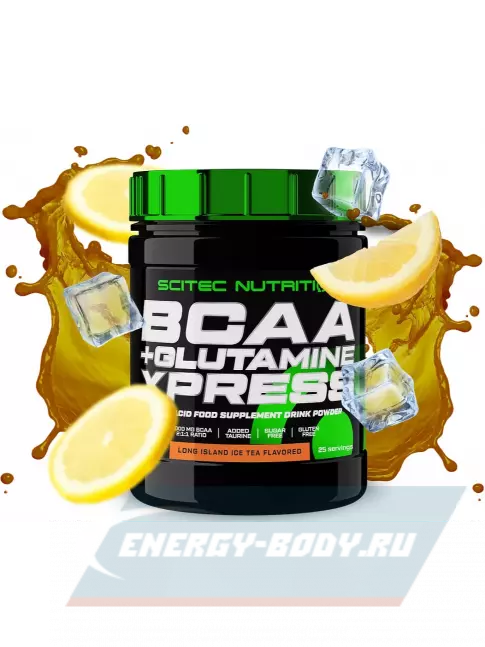 ВСАА Scitec Nutrition BCAA + Glutamine Xpress 300 г, Лонг-Айлендский холодный чай