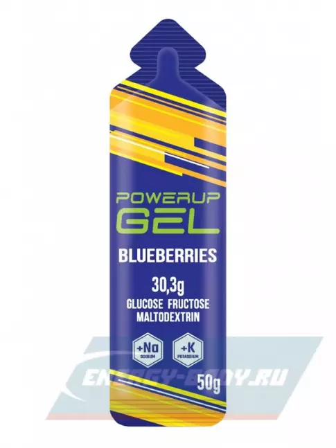 Энергетический гель Powerup GEL +Na +K саше 5 x 50 г, Микс
