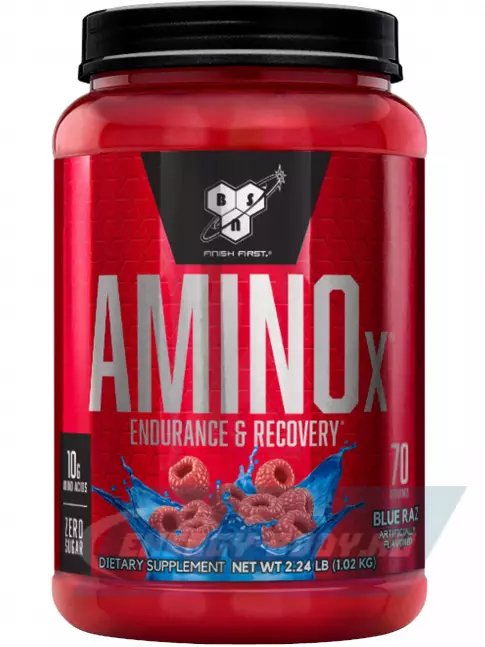 ВСАА BSN Amino-X 2:1:1 1001 г, Голубая малина
