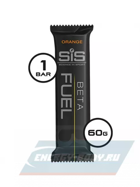 Восстановление SCIENCE IN SPORT (SiS) BETA FUEL ENERGY CHEW (Жевательный) 6 x 60 г, Лимон, Апельсин