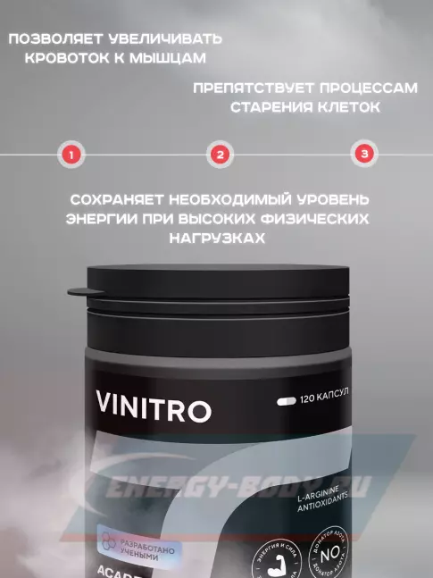 Предтерник Академия-Т ViNitro 120 капсул Предтерник Академия-Т ViNitro 120 капсул