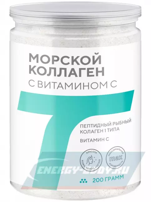 COLLAGEN Академия-Т Морской коллаген с витамином C 200 г, Натуральный COLLAGEN Академия-Т Морской коллаген с витамином C 200 г, Натуральный