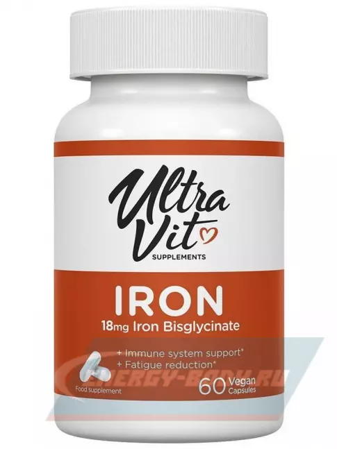 Минералы UltraVit Iron 60 капсул