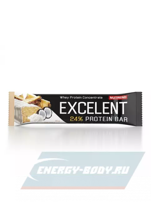 Батончик протеиновый NUTREND Excelent Protein Bar 85 г, Ананас - Кокос