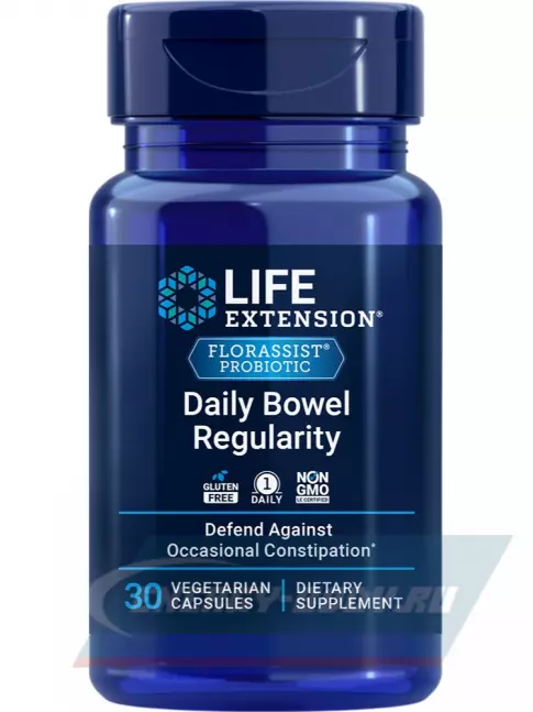  Life Extension Daily Bowel Regularity 30 капсул