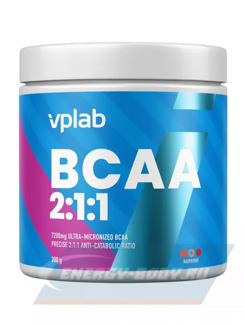 ВСАА VP Laboratory BCAA 2:1:1 300 г, Малина