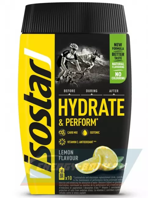  ISOSTAR Hydrate and Perform Powder 400 г, Лимон