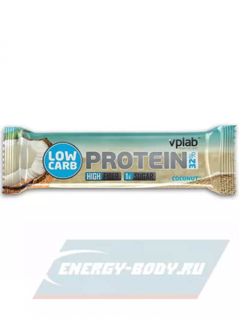 Батончик протеиновый VP Laboratory LOW CARB PROTEIN BAR 35 г, Кокос