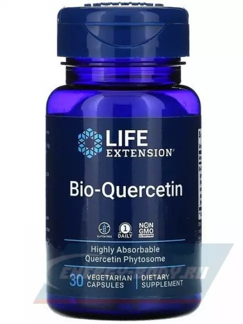  Life Extension Bio-Quercetin 30 вегетарианских капсул