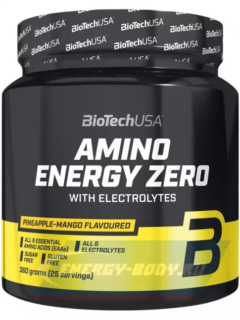 Аминокислотны BioTechUSA Amino Energy Zero 360 г, Ананас-манго