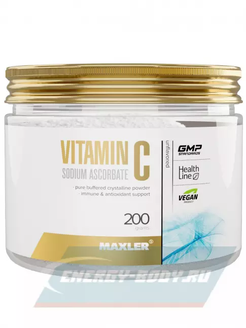  MAXLER Vitamin C 1000 200 г, Натуральный
