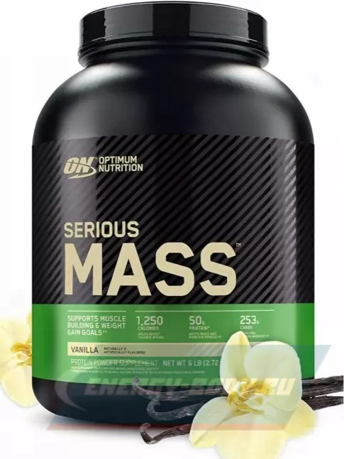Гейнер Optimum Nutrition Serious Mass 2720 г, Ваниль