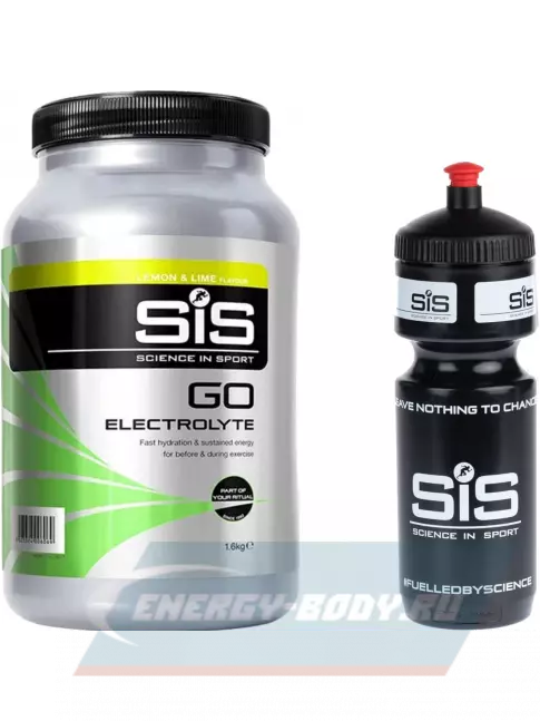  SCIENCE IN SPORT (SiS) GO Electrolyte + Бутылочка черная Лимон-лайм №3