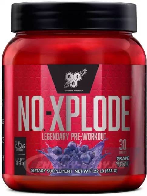 Предтерник BSN NO-XPLODE 3.0 New 555 г, Виноград