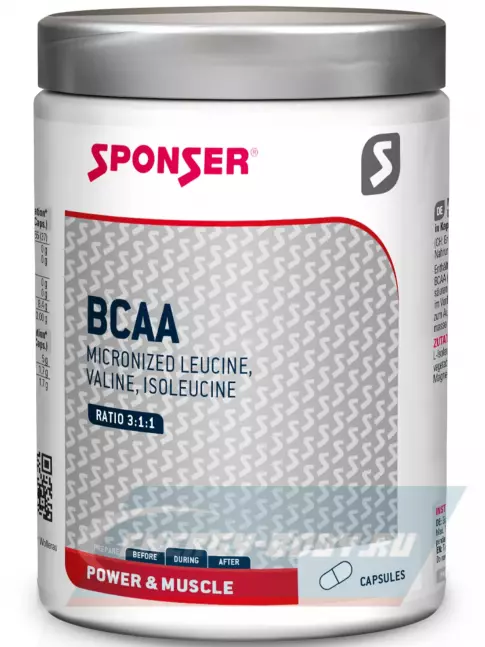 ВСАА SPONSER BCAA 3:1:1 350 капсул