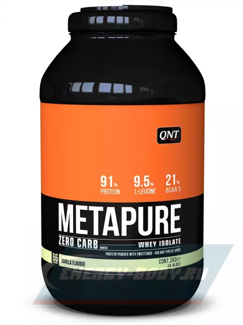  QNT METAPURE ZERO CARB 2000 г, Ваниль
