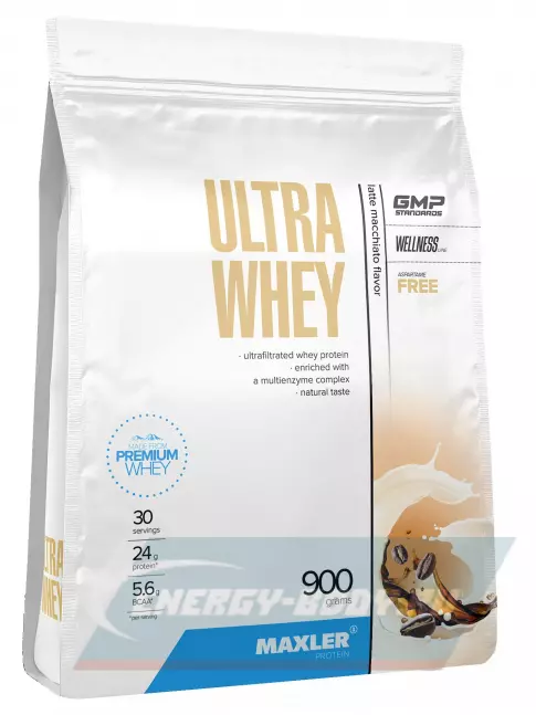  MAXLER Ultra Whey 900 г, Кофе латте