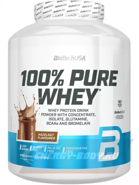  BioTechUSA 100% Pure Whey 2000 г, Фундук